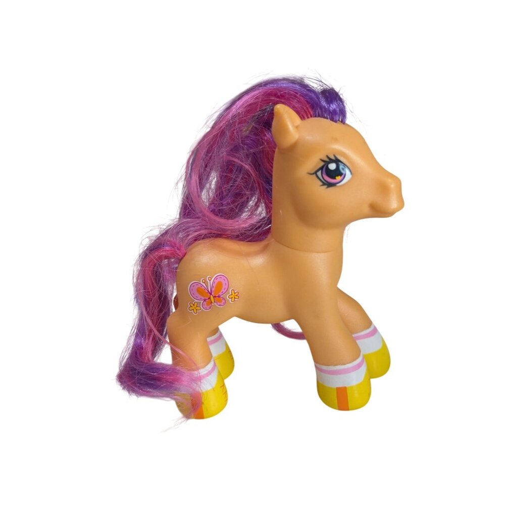 Vintage 2007 My Little Pony Figure With Purple & Pink Scootaloo Yellow Hooves 5